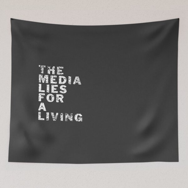 Item preview, The media lies for a living designed and sold by NomadMessenger.