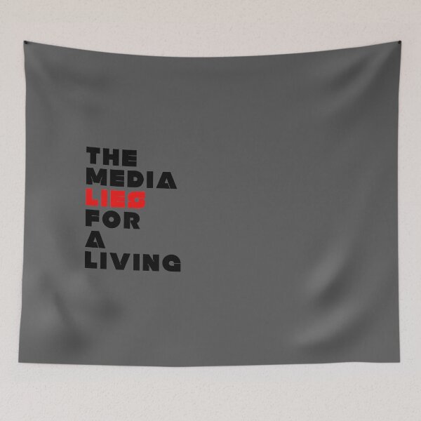 Item preview, The media lies for a living designed and sold by NomadMessenger.