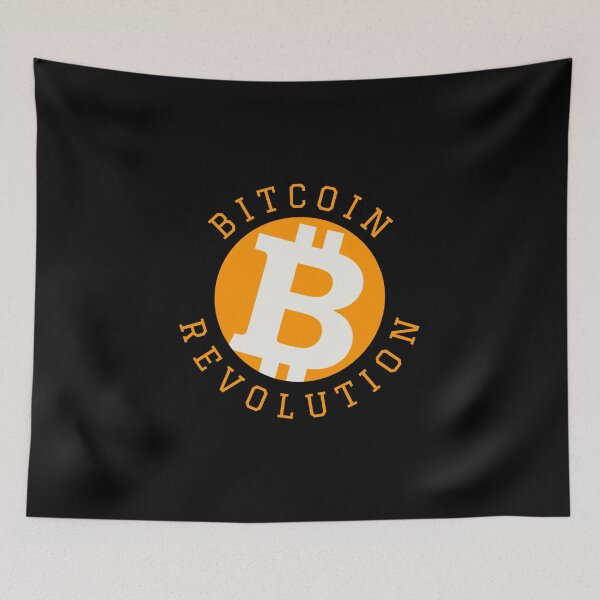 Item preview, Bitcoin revolution logo designed and sold by Custom Shop.