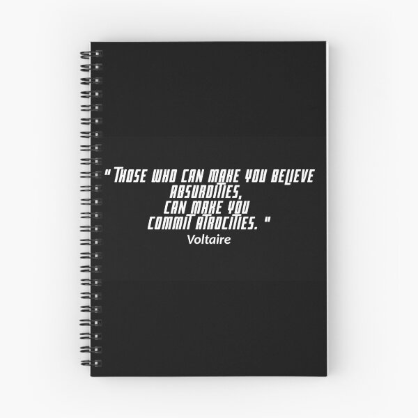 Item preview, Those who can make you believe absurdities, can make you commit atrocities - Voltaire designed and sold by Jack Cox.