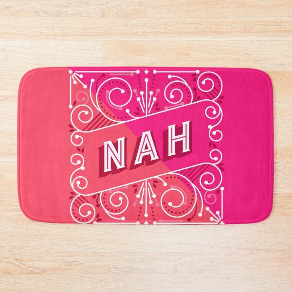 Item preview, Nah – Hot Pink designed and sold by Cat Coquillette.