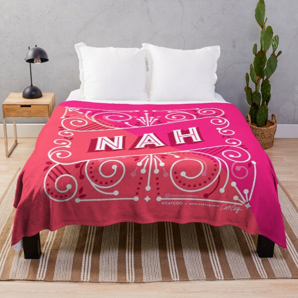 Item preview, Nah – Hot Pink designed and sold by Cat Coquillette.