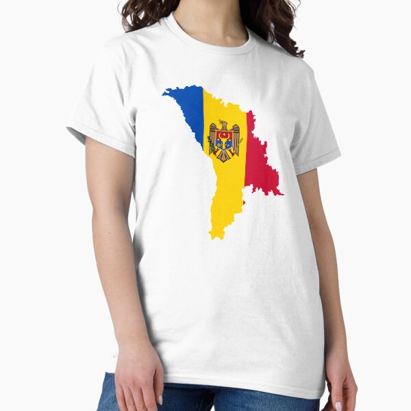Item preview, Flag Map of Moldova  designed and sold by abbeyz71.