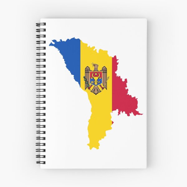 Item preview, Flag Map of Moldova  designed and sold by abbeyz71.