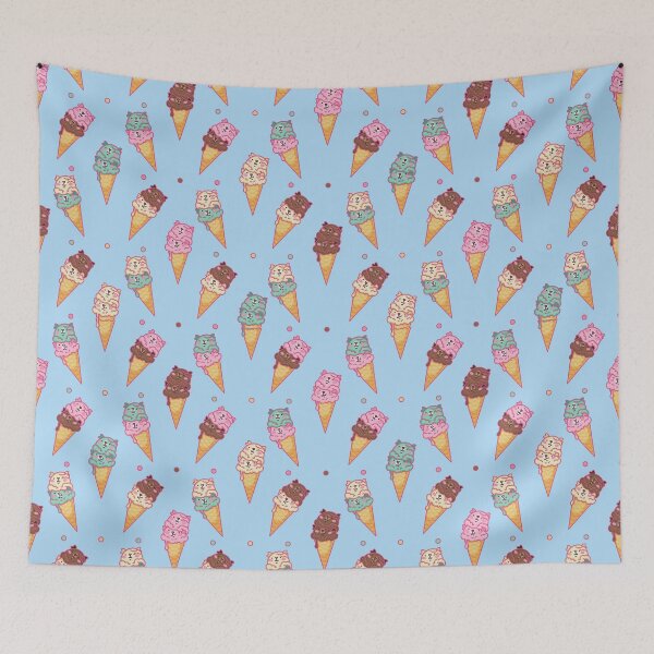 Item preview, Ice Cream Guinea Pig Cone Pattern designed and sold by Pigapalooza.