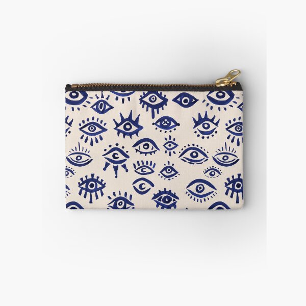 Item preview, Mystic Eyes – Navy & Cream designed and sold by Cat Coquillette.