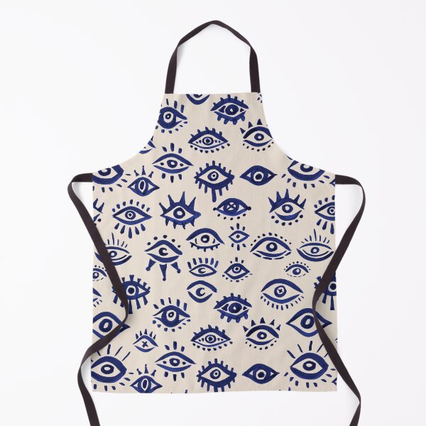 Item preview, Mystic Eyes – Navy & Cream designed and sold by Cat Coquillette.