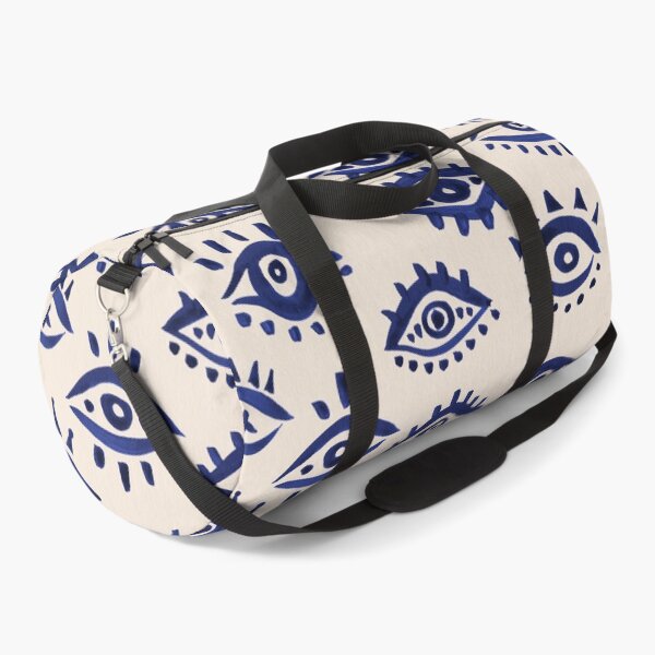 Item preview, Mystic Eyes – Navy & Cream designed and sold by Cat Coquillette.