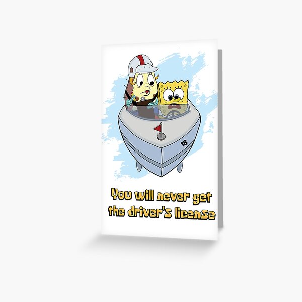 sad spongebob squarepants Classic t-shirt Greeting Card for Sale by LoCo05