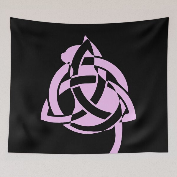 Item preview, Pink Celtic Triquetra Cat designed and sold by Depic Spirit.