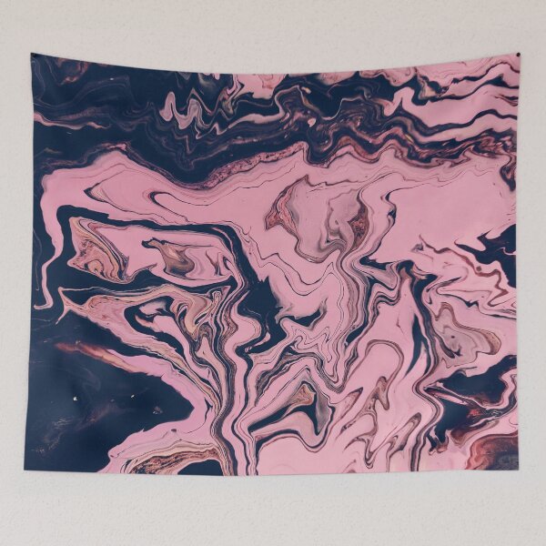 Item preview, purple and pink paint pour marbling mixed designed and sold by The Red Shop.