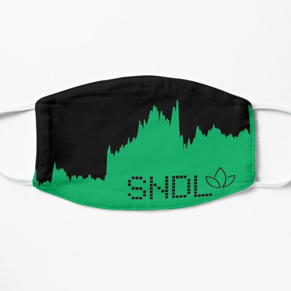 SNDL Sundial Growers in Black Flat Mask