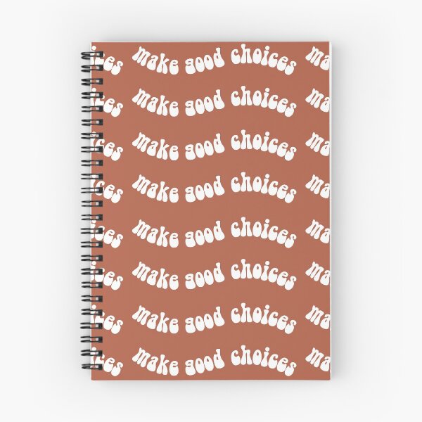 Item preview, Make Good Choices Burnt Orange Pattern designed and sold by meandmissb.