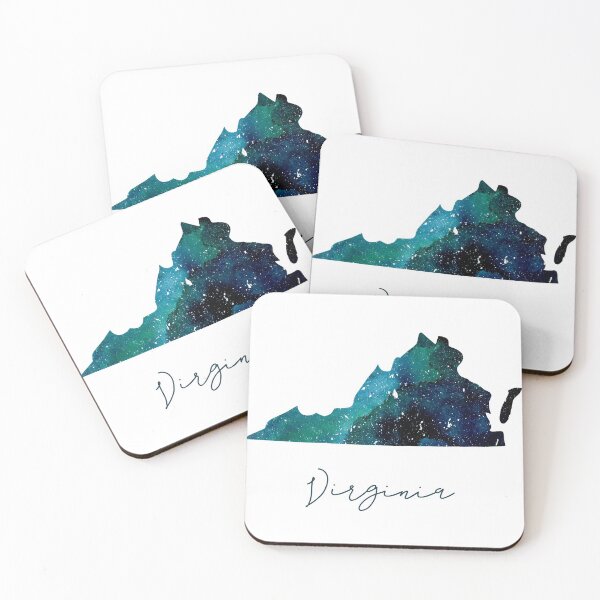 Item preview, Virginia Galaxy Watercolor Painting designed and sold by KathrinLegg.