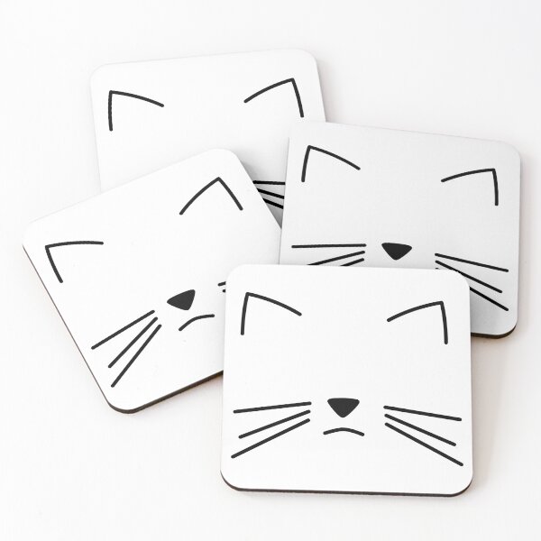 Item preview, Cat Face | Black designed and sold by princesnoozy.