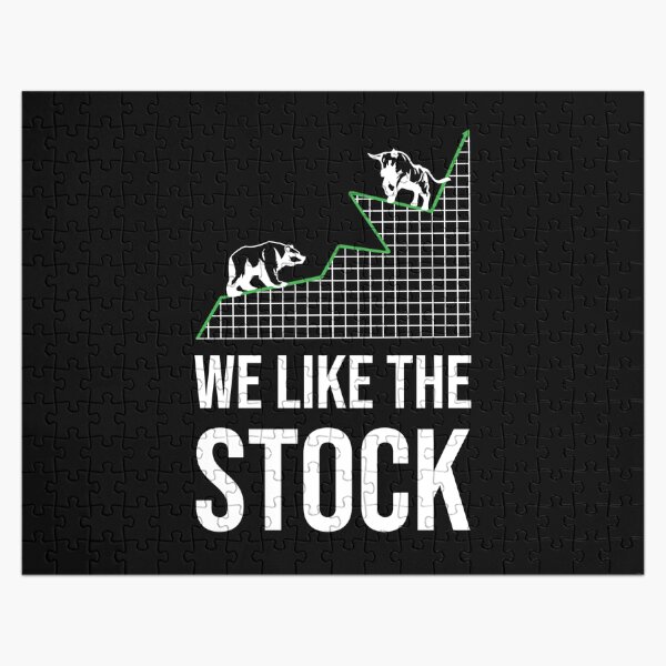 We Like The Stock Exchange Bull Market Trader Gift Jigsaw Puzzle
