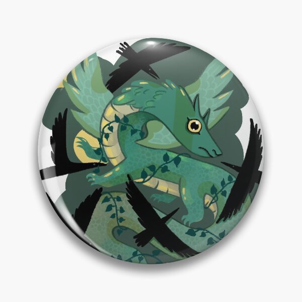 Item preview, Dragon with An Annoyance of Crows designed and sold by hollyaart.