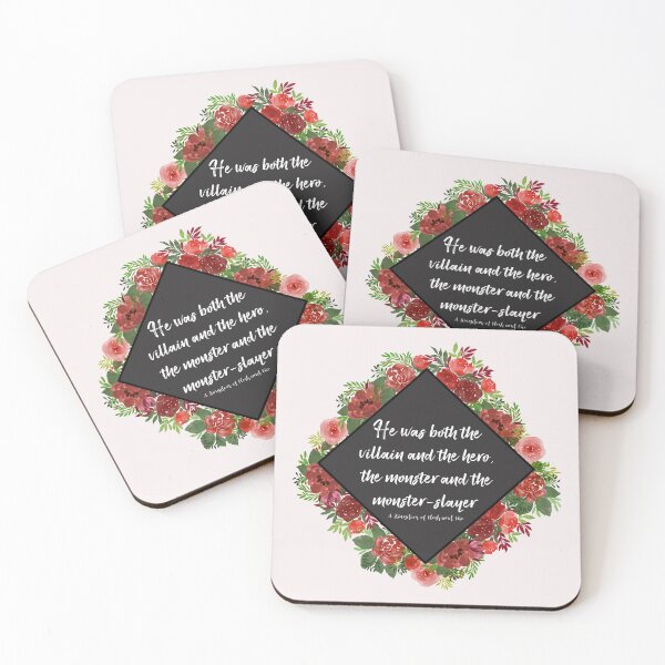 Item preview, From Blood and Ash - Monster Slayer Quote designed and sold by Kat-Kreations.