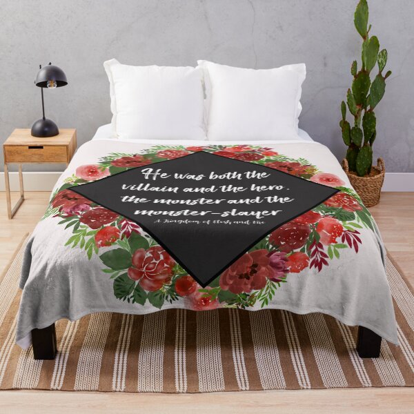 Item preview, From Blood and Ash - Monster Slayer Quote designed and sold by Kat-Kreations.