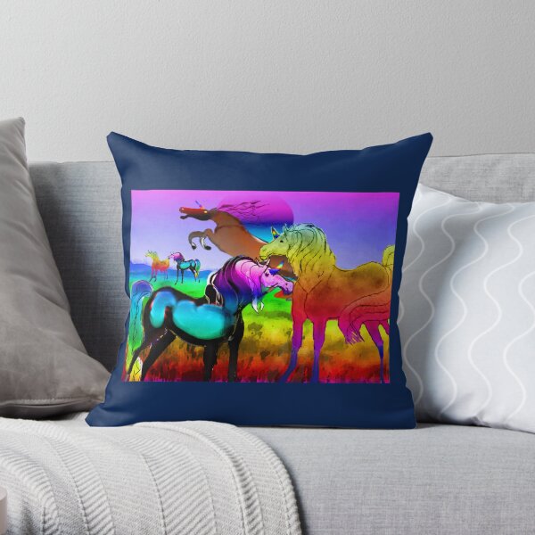 The Pow Wow Throw Pillow