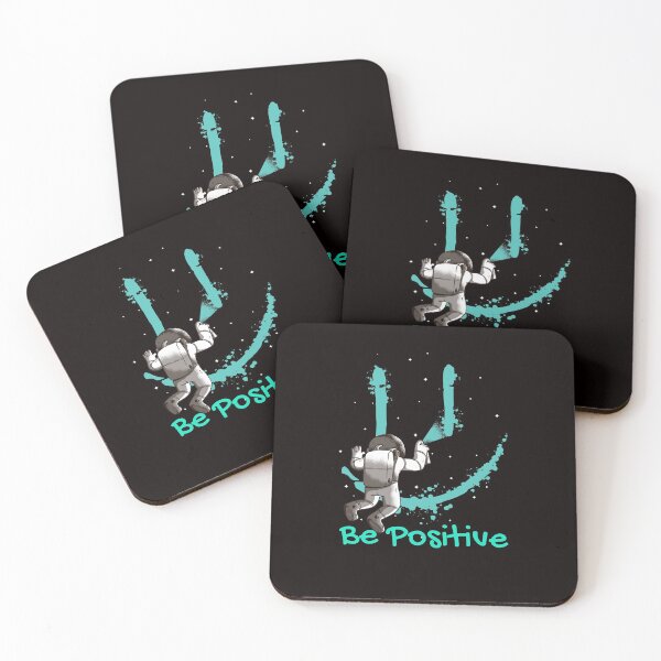 Item preview, Funny Be Positive Astronaut  designed and sold by Carlostshirts.