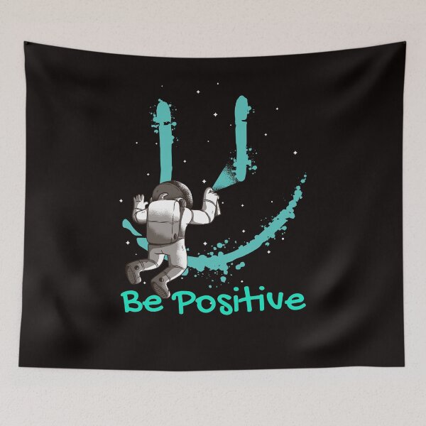 Item preview, Funny Be Positive Astronaut  designed and sold by Carlostshirts.