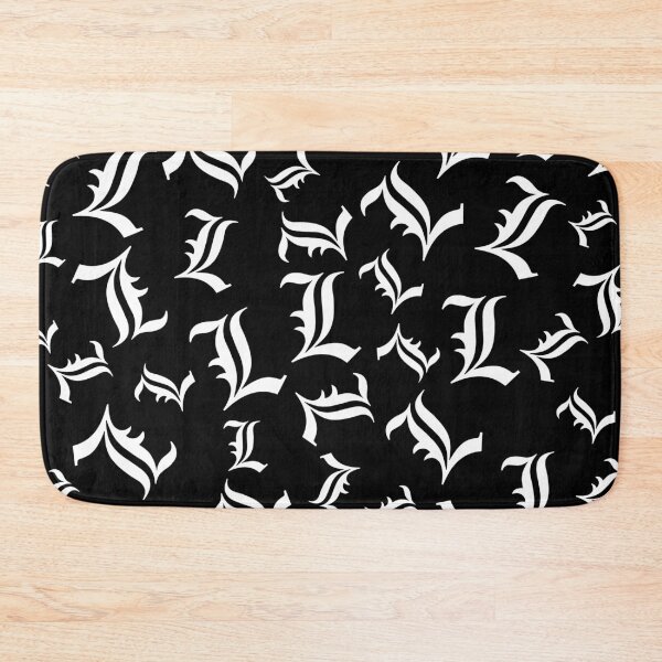 Item preview,  L – Old English Initial White Letter L Pattern  designed and sold by Typeglyphs.