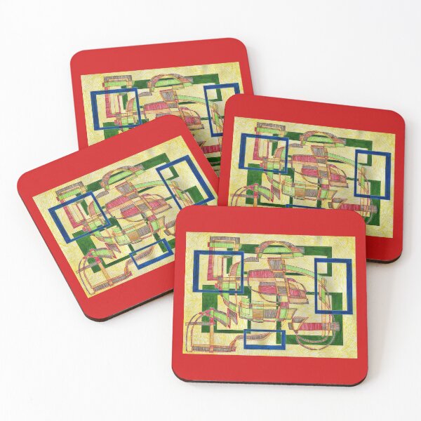 Item preview, Blue Sky Squares Floating  designed and sold by m3ga3ra.