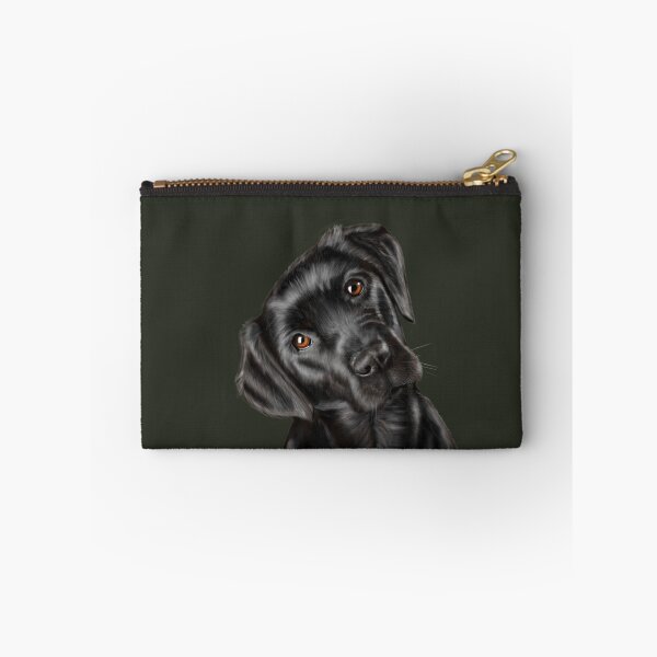 Item preview, Black Labrador on Dark Green designed and sold by Kittys-Art.
