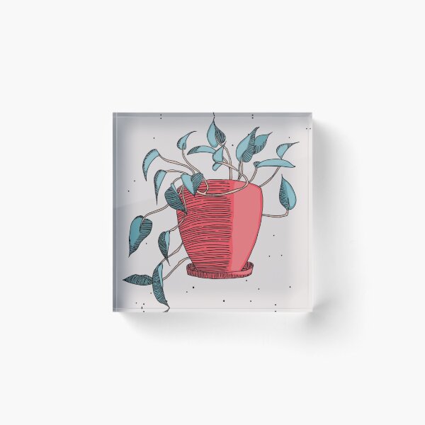 Item preview, portrait of a pothos designed and sold by papierlune.