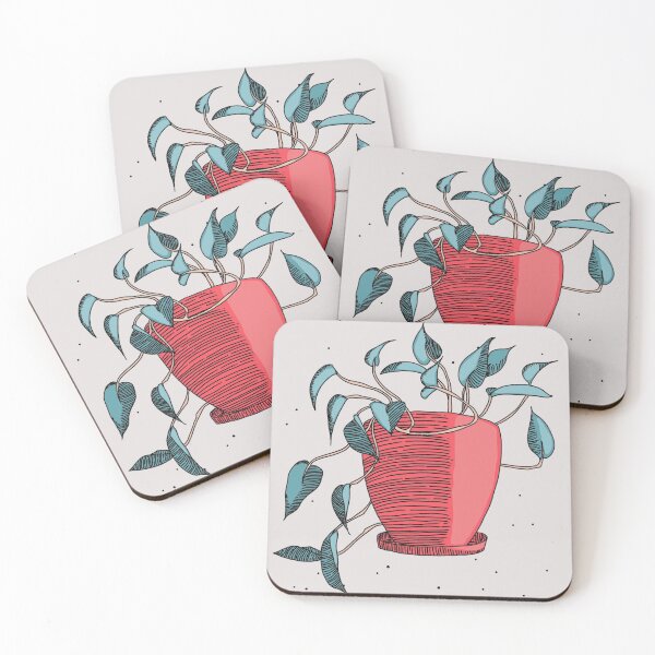 Item preview, portrait of a pothos designed and sold by papierlune.