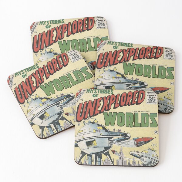 Item preview, Mysteries of the Unexplored Worlds #2 Jan 1957 Comic Book Cover designed and sold by Nostrathomas66.