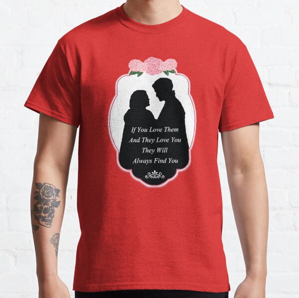 Captain Swan "They Will Always Find You" Silhouette Design Classic T-Shirt