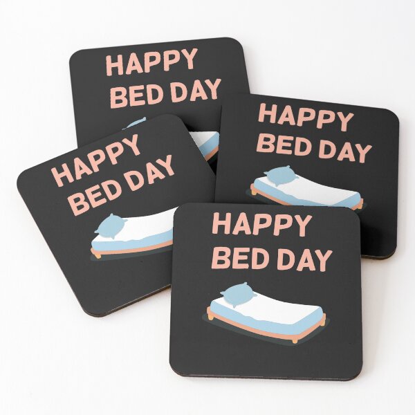 Item preview, Happy Bed Day designed and sold by SHOPINGHOUR.