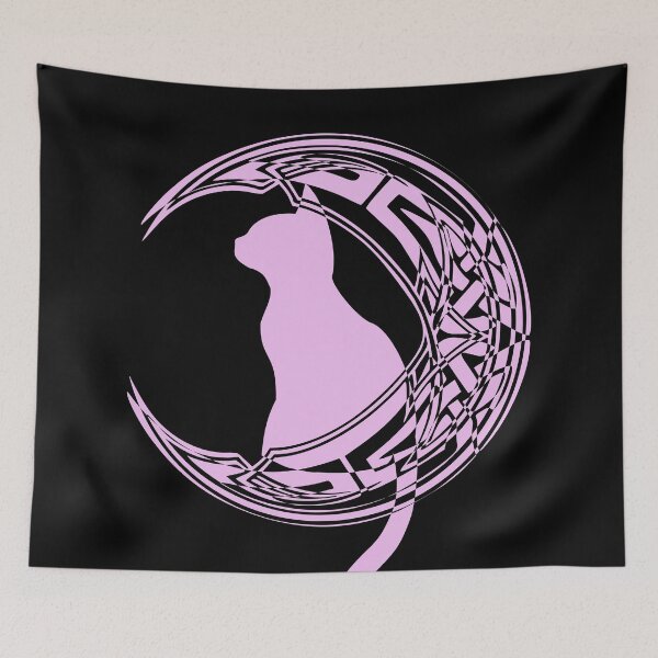 Item preview, Pink Celtic Moon Cat | Kitten designed and sold by Depic Spirit.