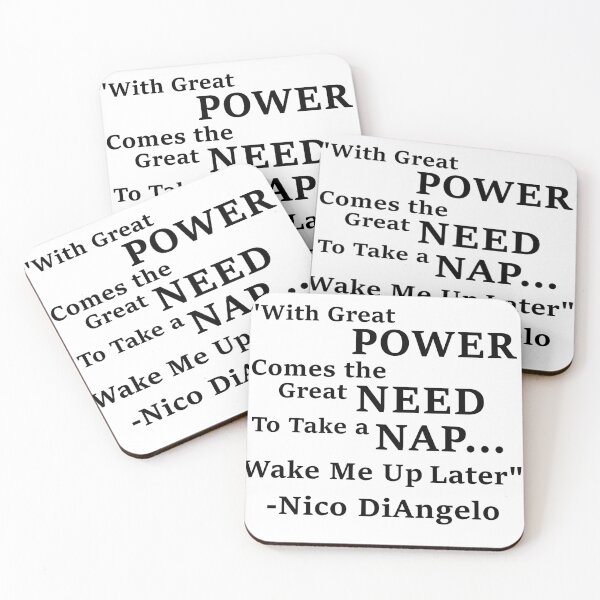 Item preview, Nico DiAngelo Quote designed and sold by Friend of Frogs.