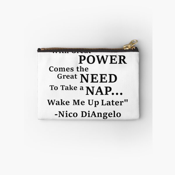 Item preview, Nico DiAngelo Quote designed and sold by Friend of Frogs.