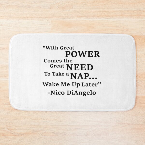 Item preview, Nico DiAngelo Quote designed and sold by Friend of Frogs.