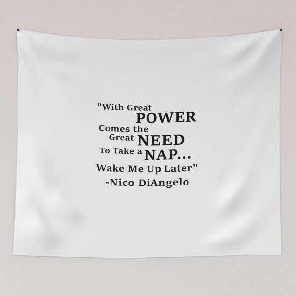 Item preview, Nico DiAngelo Quote designed and sold by Friend of Frogs.