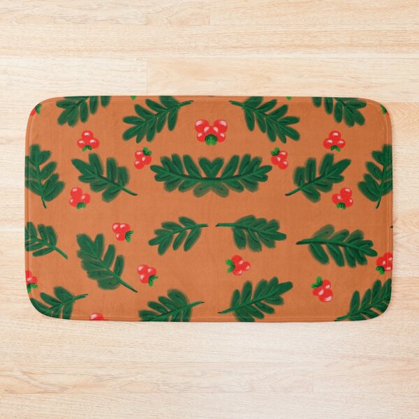 Item preview, Flowery green & orange pattern1 designed and sold by angran.