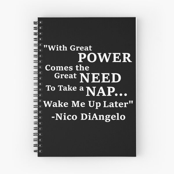 Item preview, Nico DiAngelo Quote designed and sold by Friend of Frogs.