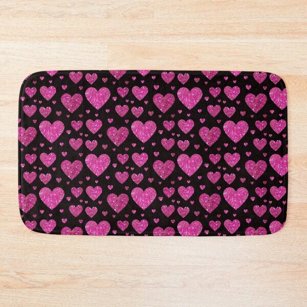 Item preview, Hot Pink Faux Glitter Hearts designed and sold by Felicity-K.