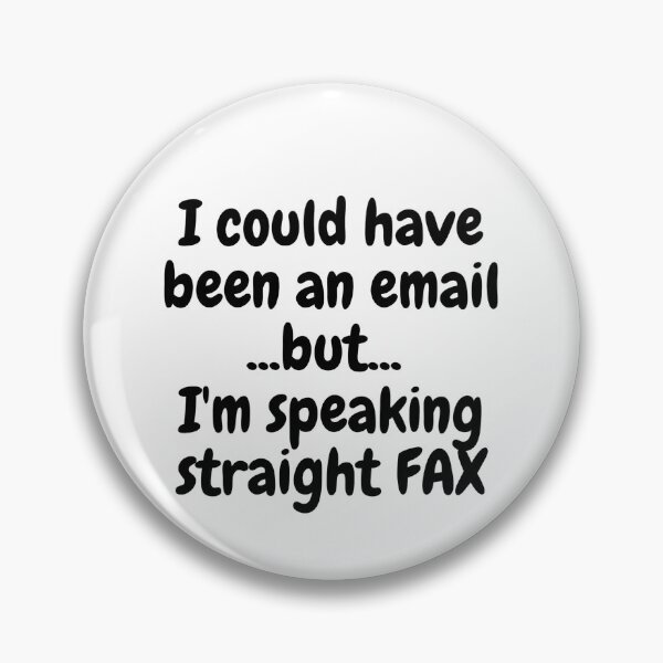 Artikelvorschau, Ich hätte eine E-Mail sein können ... aber ... ich spreche direkt FAX entworfen und verkauft von Omniodise.