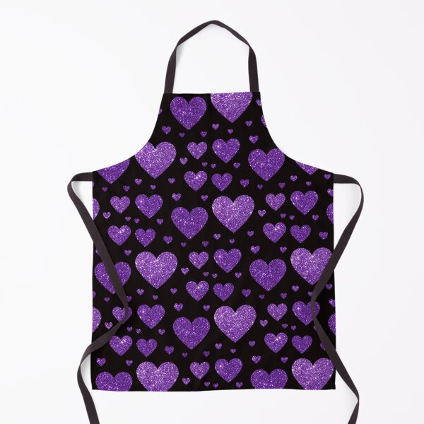 Item preview, Purple Faux Glitter Hearts designed and sold by Felicity-K.