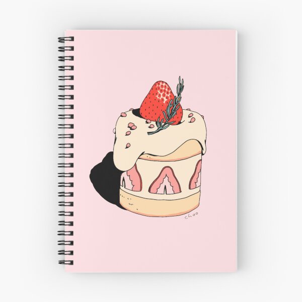 Item preview, Kawaii Strawberry Cake designed and sold by HelloGloomy.