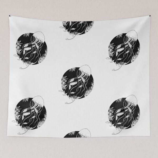 Item preview, Floral jellyfish designed and sold by Luis Hermosilla.
