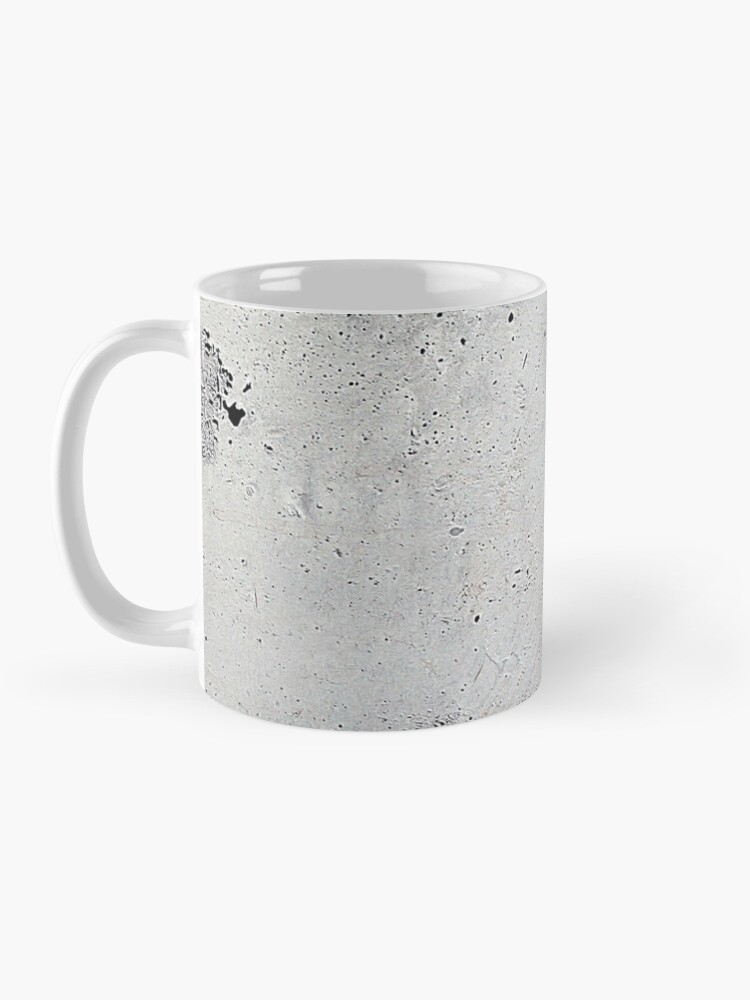 Personalized Concrete Mixer Mug. Coffee Mug With Yellow Cement