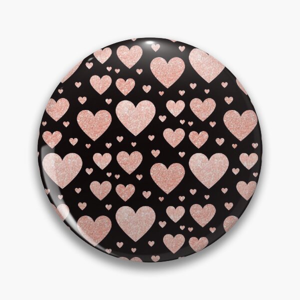 Item preview, Light Rose Gold Faux Glitter Hearts designed and sold by Felicity-K.