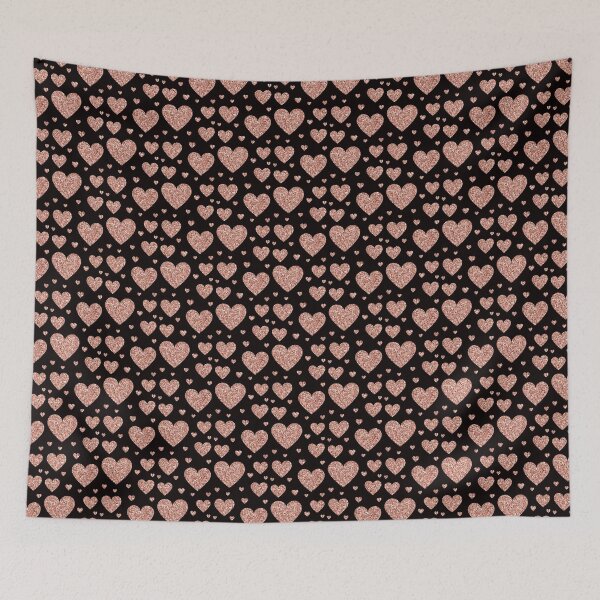 Item preview, Corazones de imitación de oro rosa oscuro designed and sold by Felicity-K.
