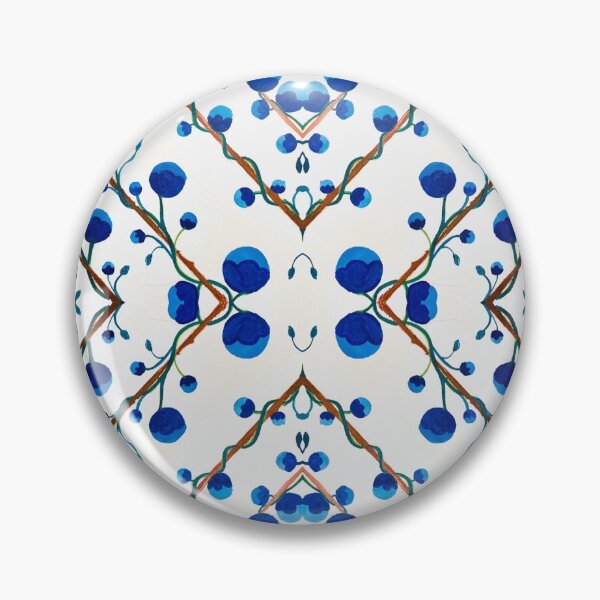 Item preview, Flowery blue & white pattern9 designed and sold by angran.